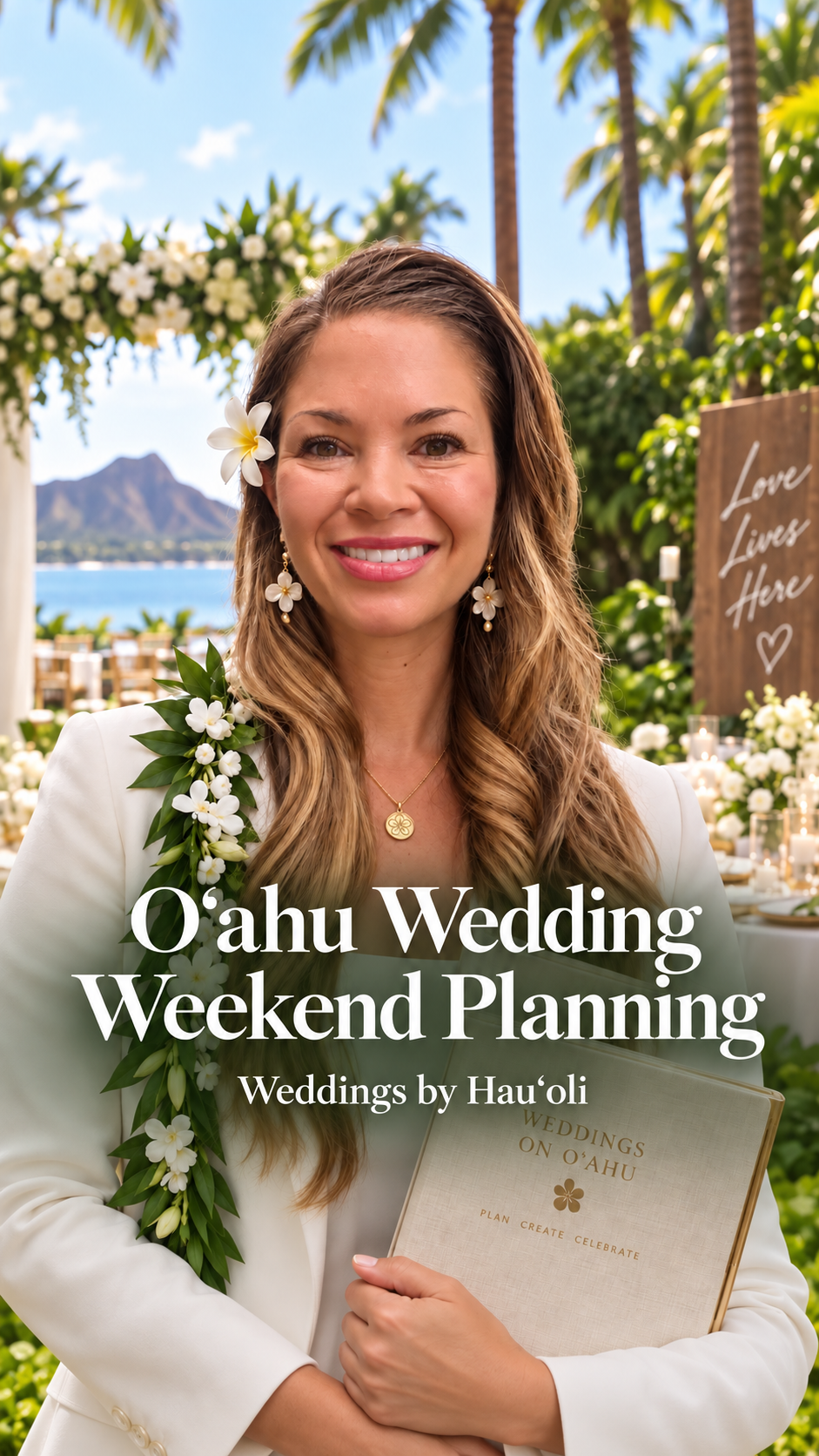 Weddings by Hauʻoli Oʻahu wedding weekend portrait concept